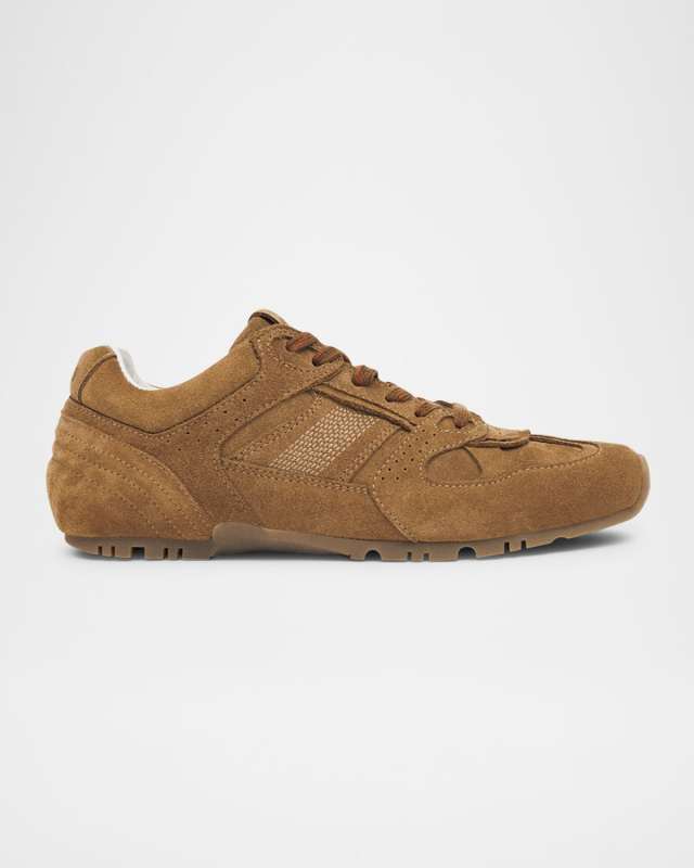 TB.56 Suede Lace-Up Sneakers